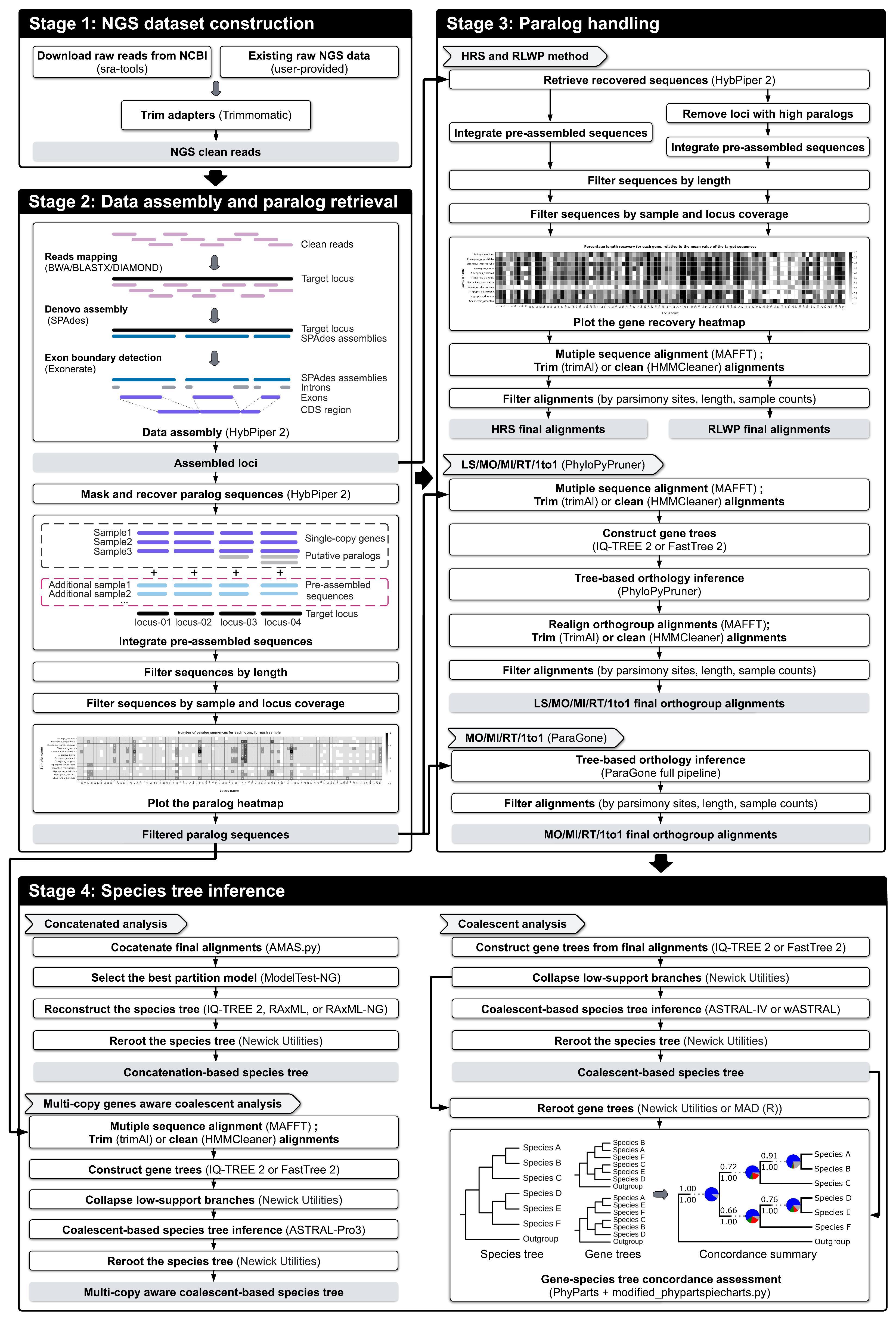 HybSuite workflow